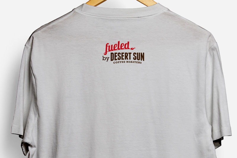 Fueled by Desert Sun Logo Graphic Design Durango