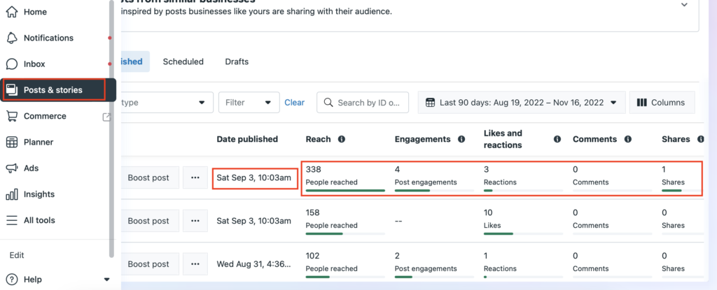 How to find when your facebook audience is active