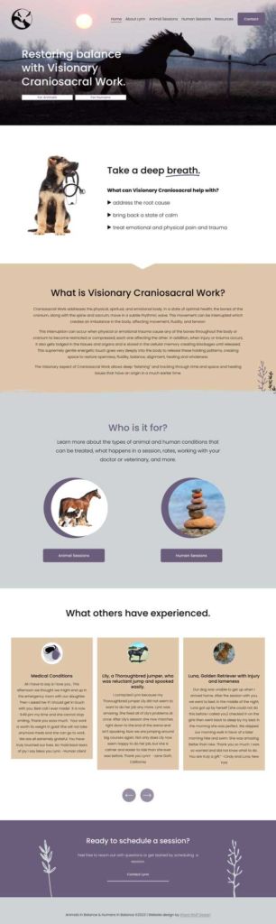 Animals In Balance Homepage