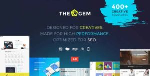 The Gem Best WordPress Themes for Creatives